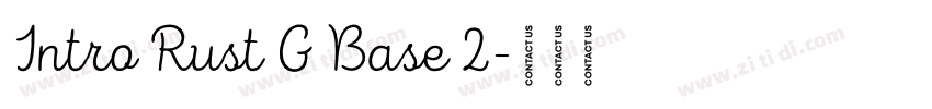Intro Rust G Base 2字体转换